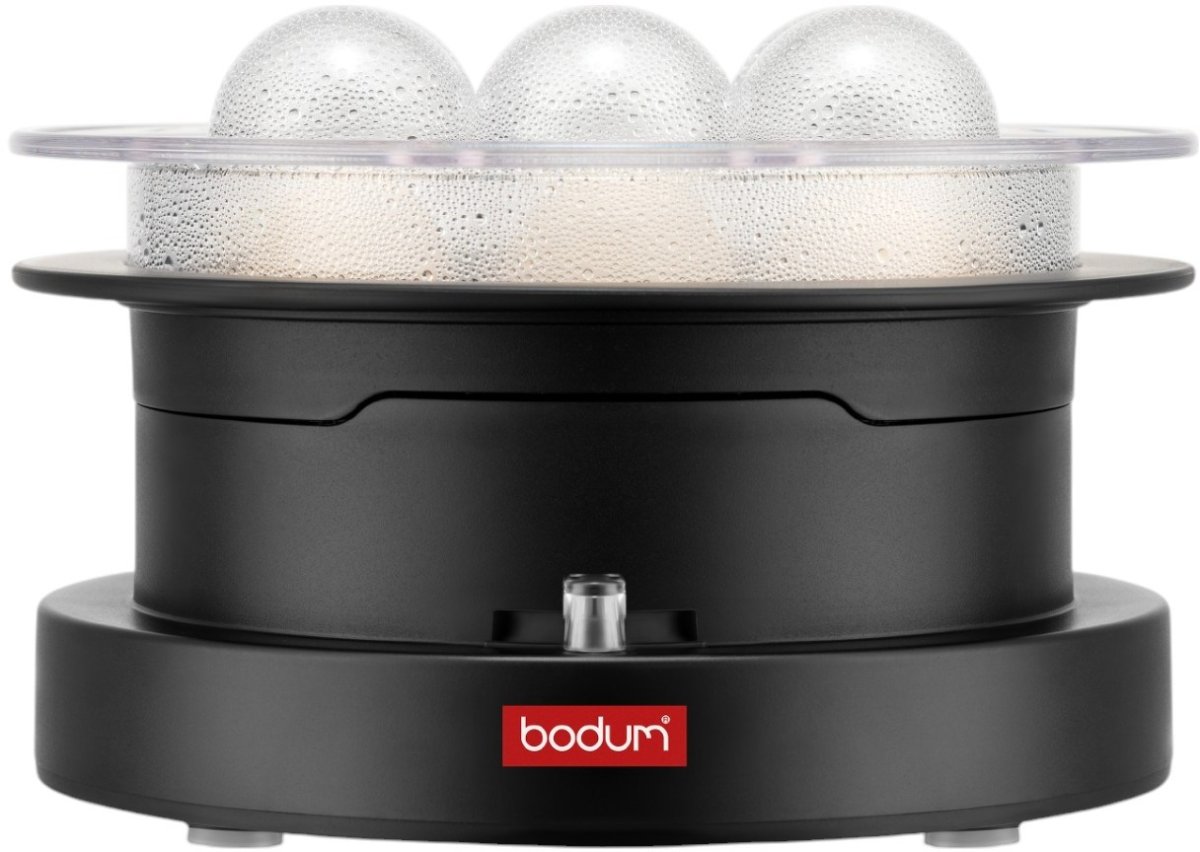 Bodum ETTORE Elektronischer Eierkocher, Schwarz