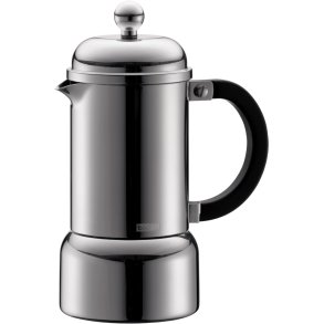 Bodum CHAMBORD Kaffeebereiter 3 Tassen 0,18 L, Chrom