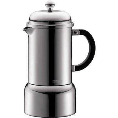 Bodum CHAMBORD Espressokande 6 Kopper 0,35 L, Krom