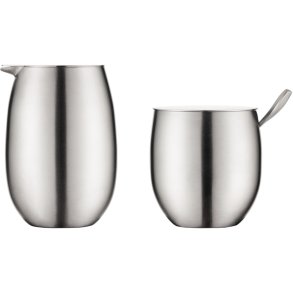 Bodum COLUMBIA SET Zucker- und Sahne-Set, Verchromt
