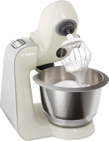 Bosch Serie 4 K�kkenmaskine 1000W inkl. 9 stk Tilbeh�r, Gr�/S�lv