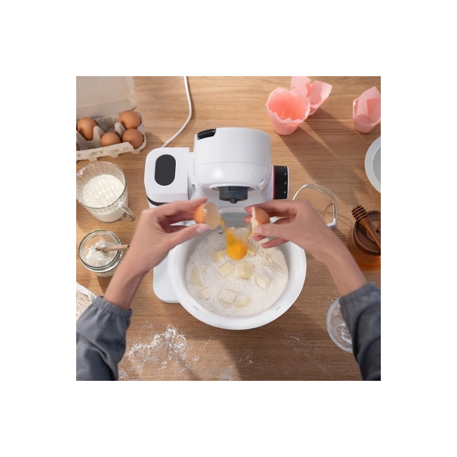 Bosch Serie 2 K�kkenmaskine 700W inkl. 3 stk Tilbeh�r, Hvid