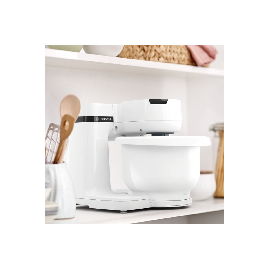 Bosch Serie 2 K�kkenmaskine 700W inkl. 3 stk Tilbeh�r, Hvid