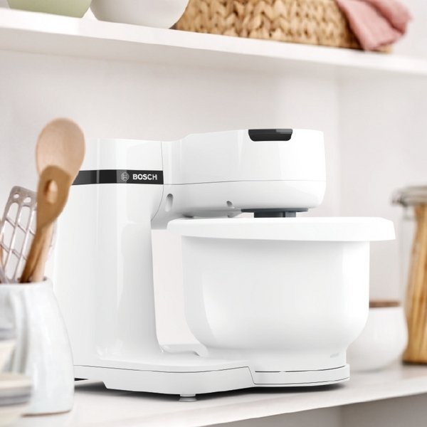 Bosch Serie 2 K�kkenmaskine 700W inkl. 3 stk Tilbeh�r, Hvid