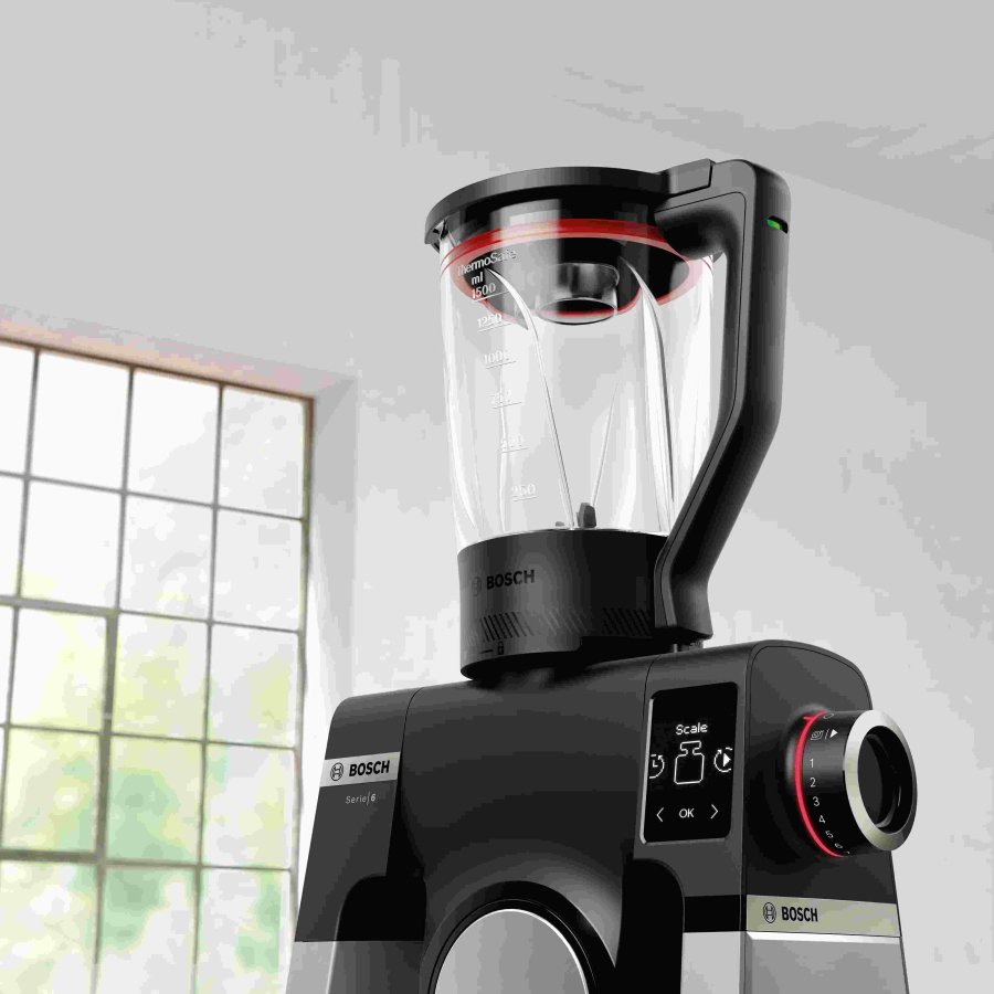 Bosch Serie 6 Blender-tilbeh�r m. Stopper, Sort
