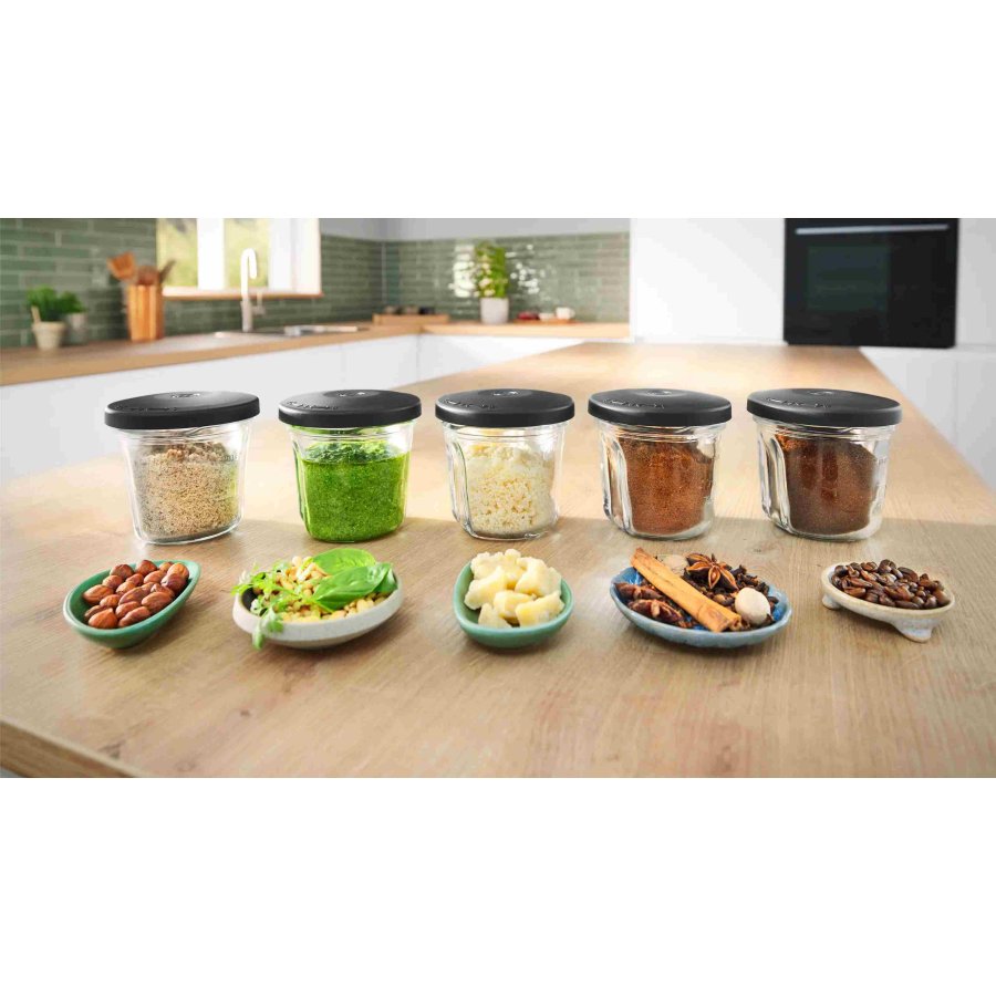 Bosch Serie 6 TastyMoments S�t inkl. 4 stk Tilbeh�r, Sort