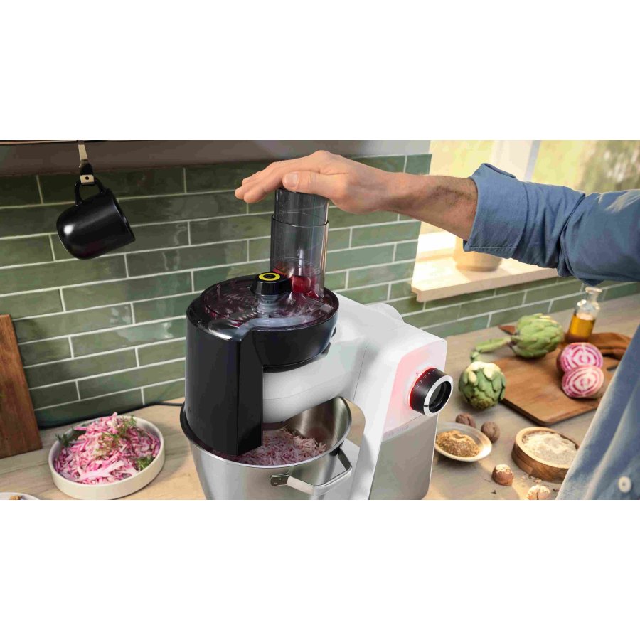 Bosch Serie 6 VeggieLove S�t inkl. 5 stk Tilbeh�r, Rustfri st�l