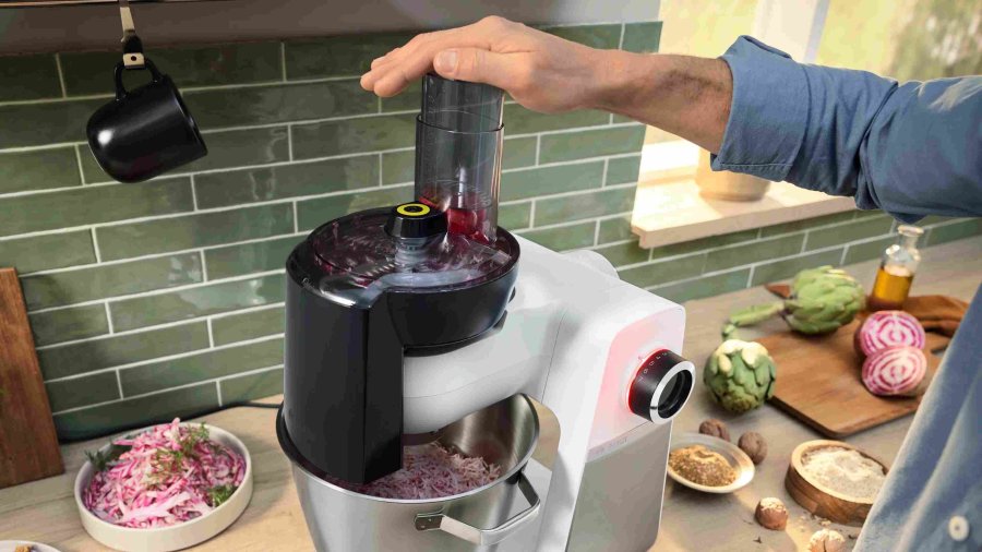 Bosch Serie 6 VeggieLove S�t inkl. 5 stk Tilbeh�r, Rustfri st�l