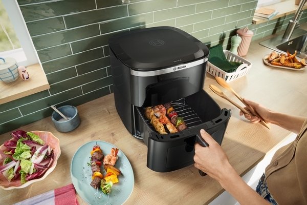 Bosch Serie 6 Air Fryer m. Rist 7,2 L, Sort