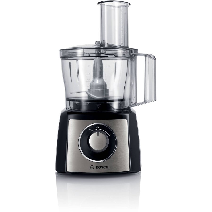 Bosch MultiTalent 3 Food Processor 800 W, Sort/Slv