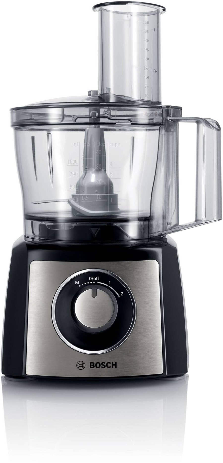 Bosch MultiTalent 3 Food Processor 800 W, Sort/Slv