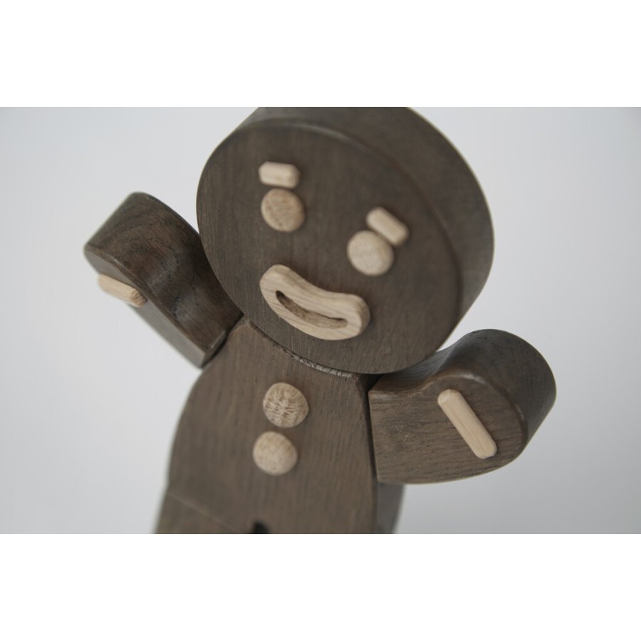 Boyhood Gingerbread Man H19 cm, Eiche rauchgebeizt