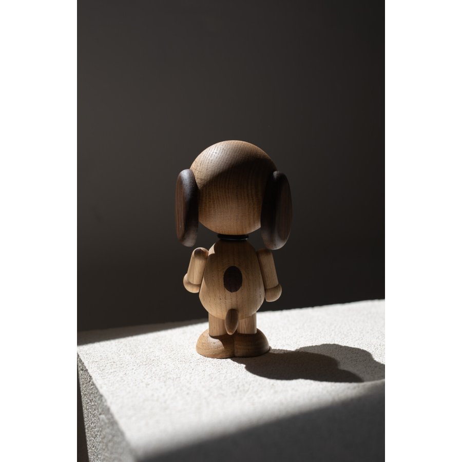 Boyhood Peanut x Snoopy H14 cm, Eiche rauchgebeizt