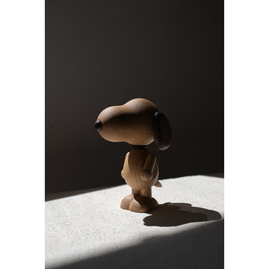 Boyhood Peanut x Snoopy H14 cm, Eiche rauchgebeizt