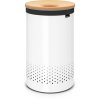 Brabantia Vasketjskurv m. Lg 60 L, Hvid/Kork