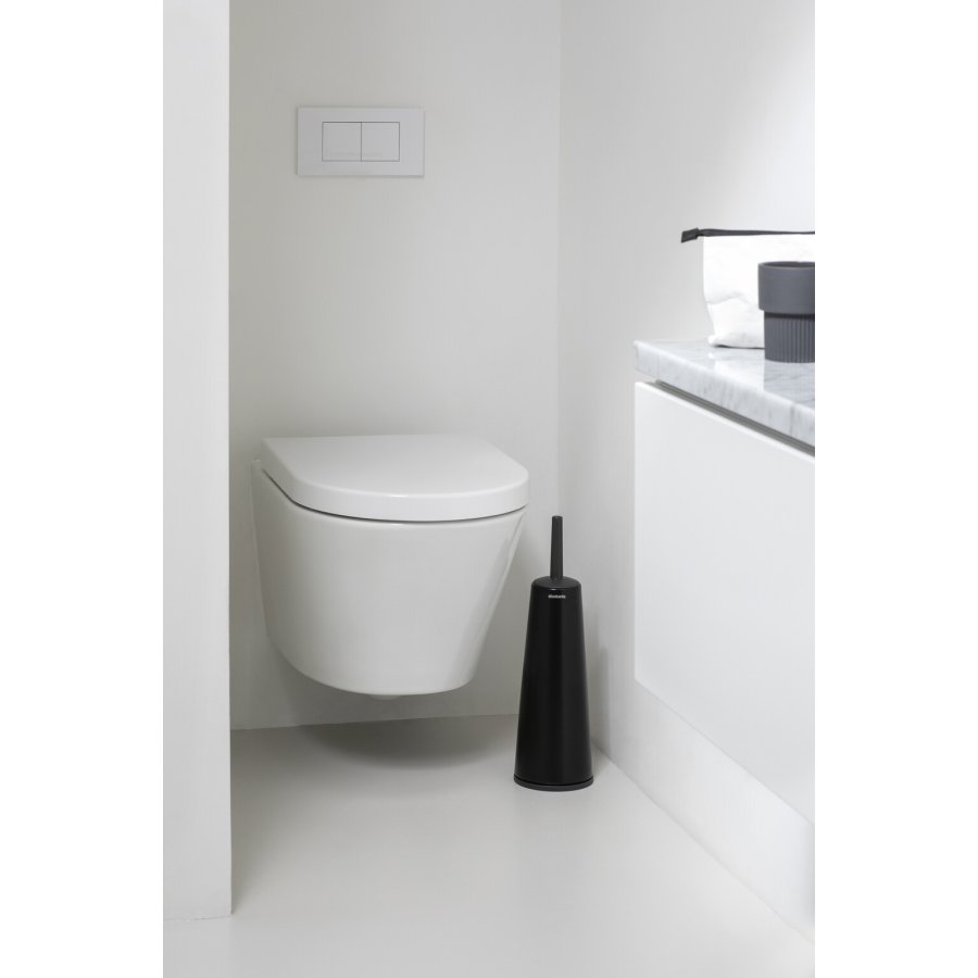 Brabantia ReNew Toiletbrste m. Holder, Mat Sort