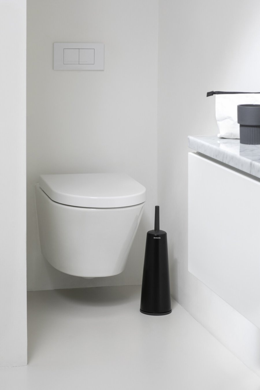 Brabantia ReNew Toiletbrste m. Holder, Mat Sort