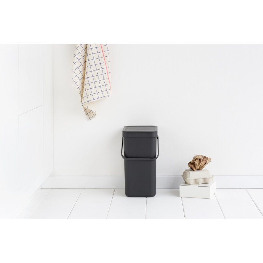 Brabantia Sort & Go Affaldsspand m. Lg 12 L, Gr