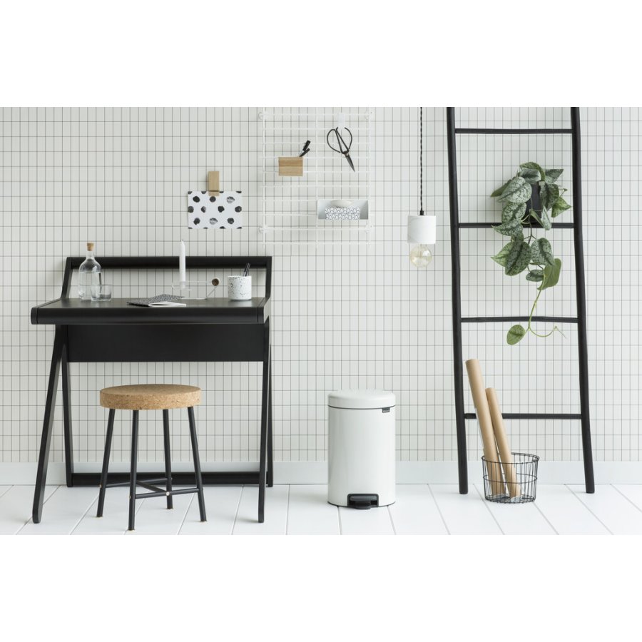 Brabantia NewIcon Pedalspand 12 L, Hvid