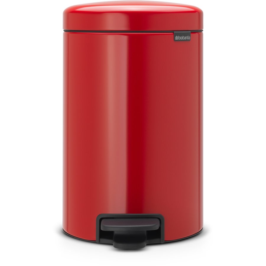 Brabantia NewIcon Pedalspand 12 L, Passion Red