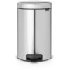 Brabantia NewIcon Pedalspand Fingerprint Proof 12 L, Mat Stl