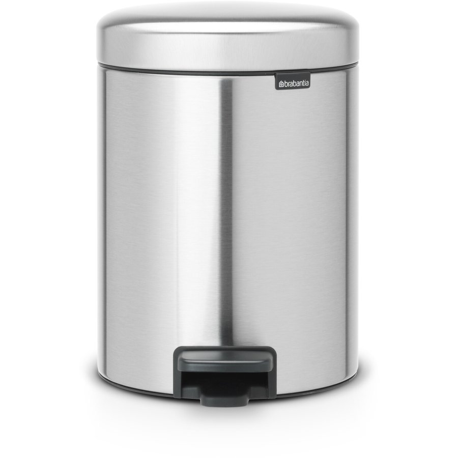 Brabantia NewIcon Pedalspand Fingerprint Proof 5 L, Mat Stl