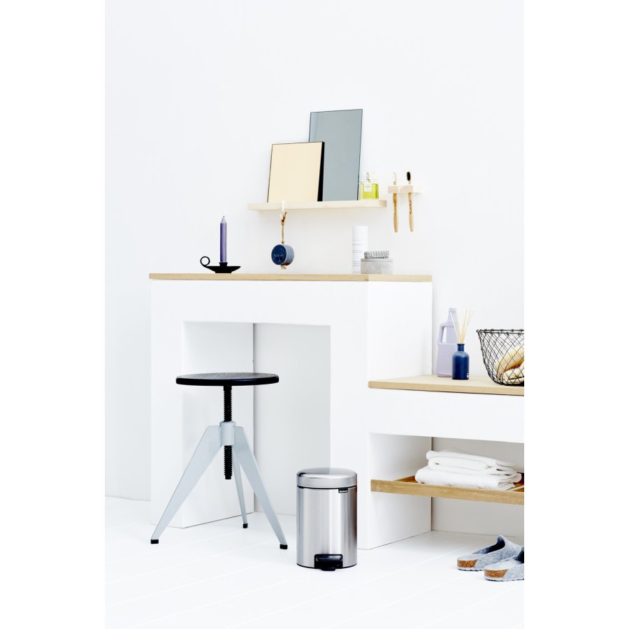 Brabantia NewIcon Pedalspand Fingerprint Proof 3 L, Mat Stl