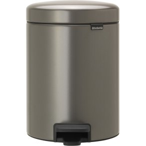 Brabantia NewIcon Pedalspand 5 L, Platinum