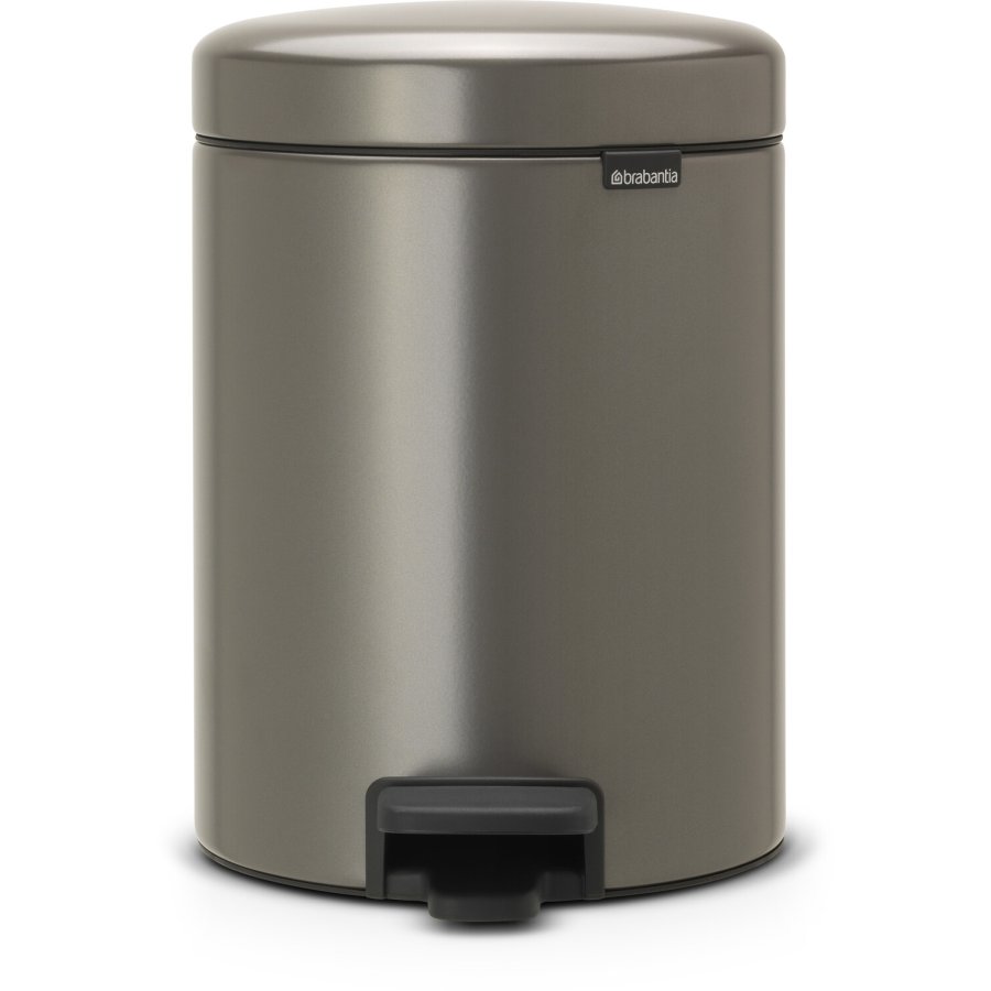 Brabantia NewIcon Pedalspand 5 L, Platinum