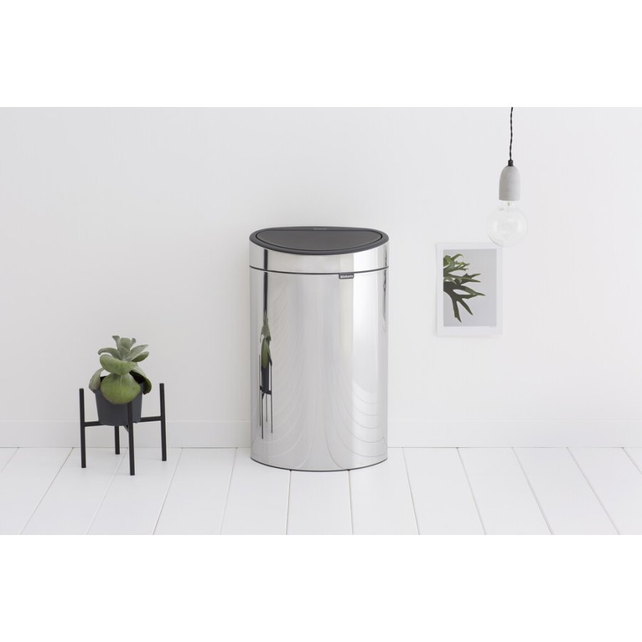 Brabantia Touch Affaldsspand 40 L, Brilliant Steel