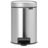 Brabantia NewIcon Pedalspand 3 L, Mat Stl