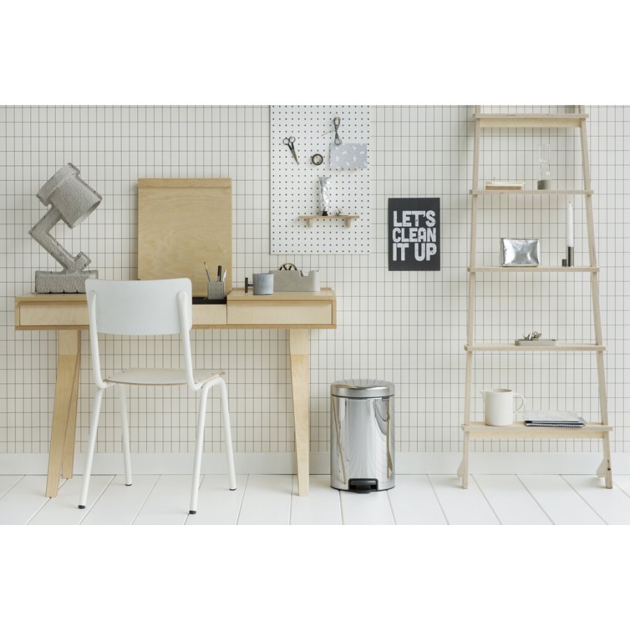 Brabantia NewIcon Pedalspand 12 L, Brilliant Steel