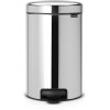 Brabantia NewIcon Pedalspand 12 L, Brilliant Steel