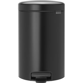 Brabantia NewIcon Pedalspand 12 L, Mat Sort