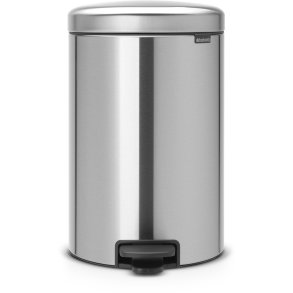 Brabantia NewIcon Pedalspand 20 L, Mat Stål