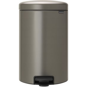 Brabantia NewIcon Pedalspand 20 L, Platinum