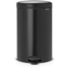 Brabantia NewIcon Pedalspand 20 L, Mat Sort