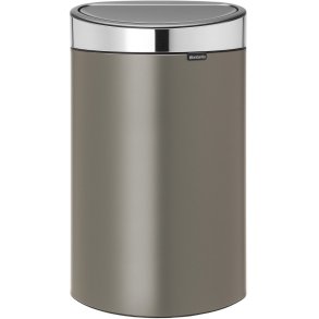 Brabantia Touch Affaldsspand 40 L, Platinum