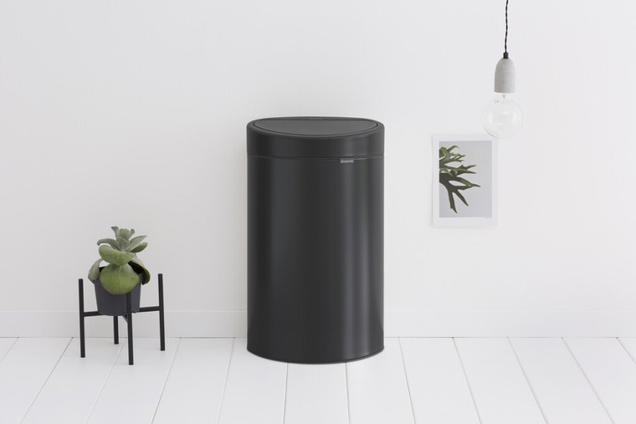 Brabantia Touch Affaldsspand 40 L, Mat Sort