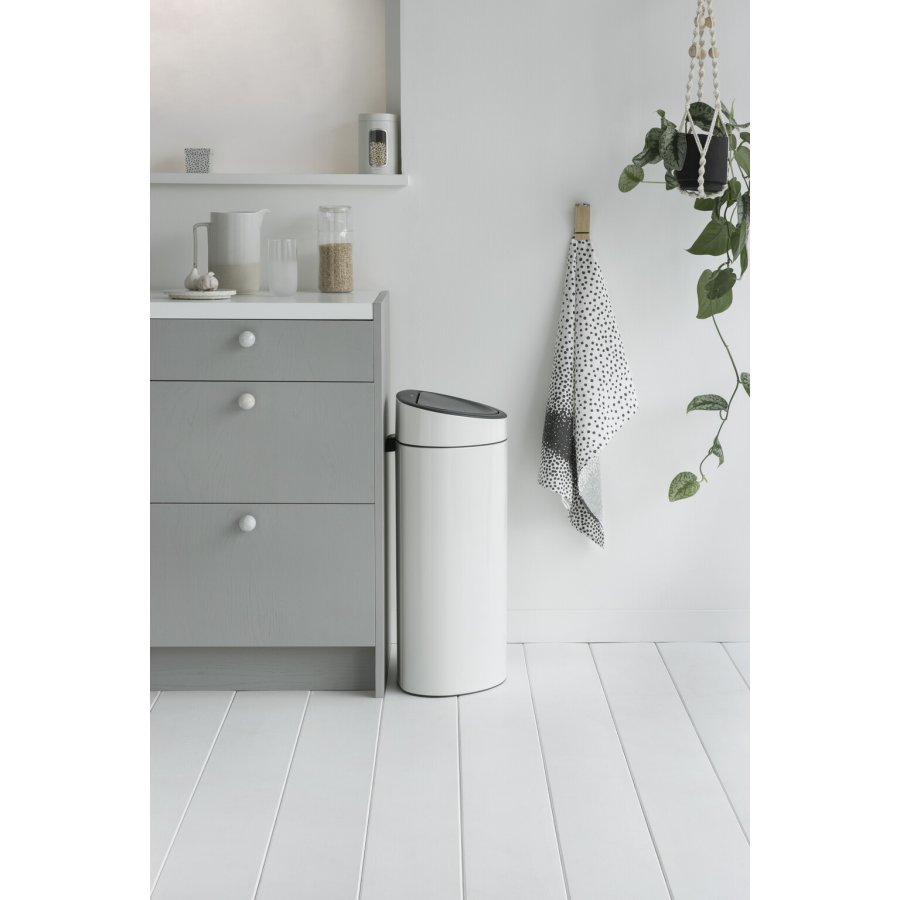 Brabantia Touch Affaldsspand 40 L, Hvid