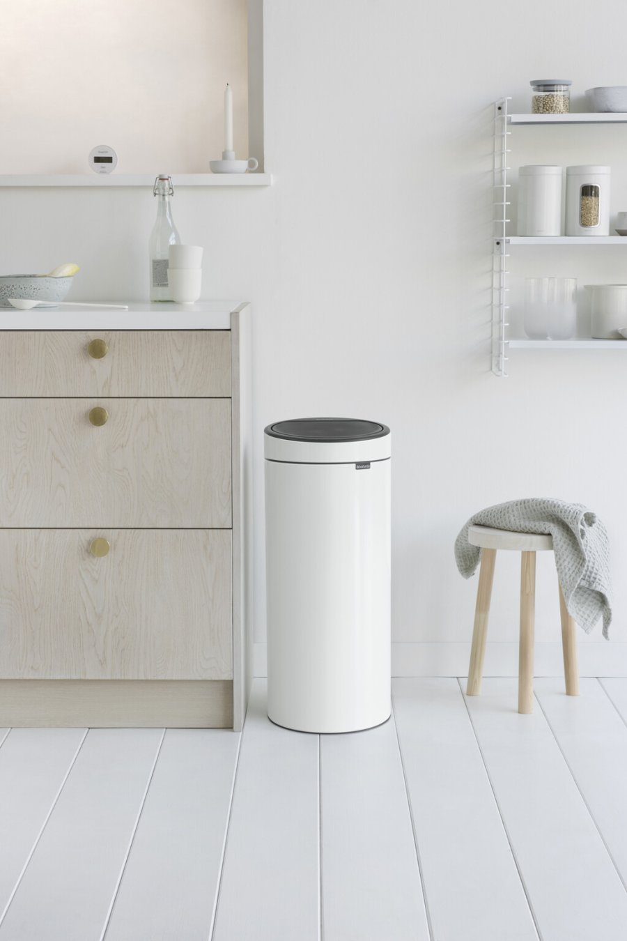 Brabantia Touch Affaldsspand 30 L, Hvid