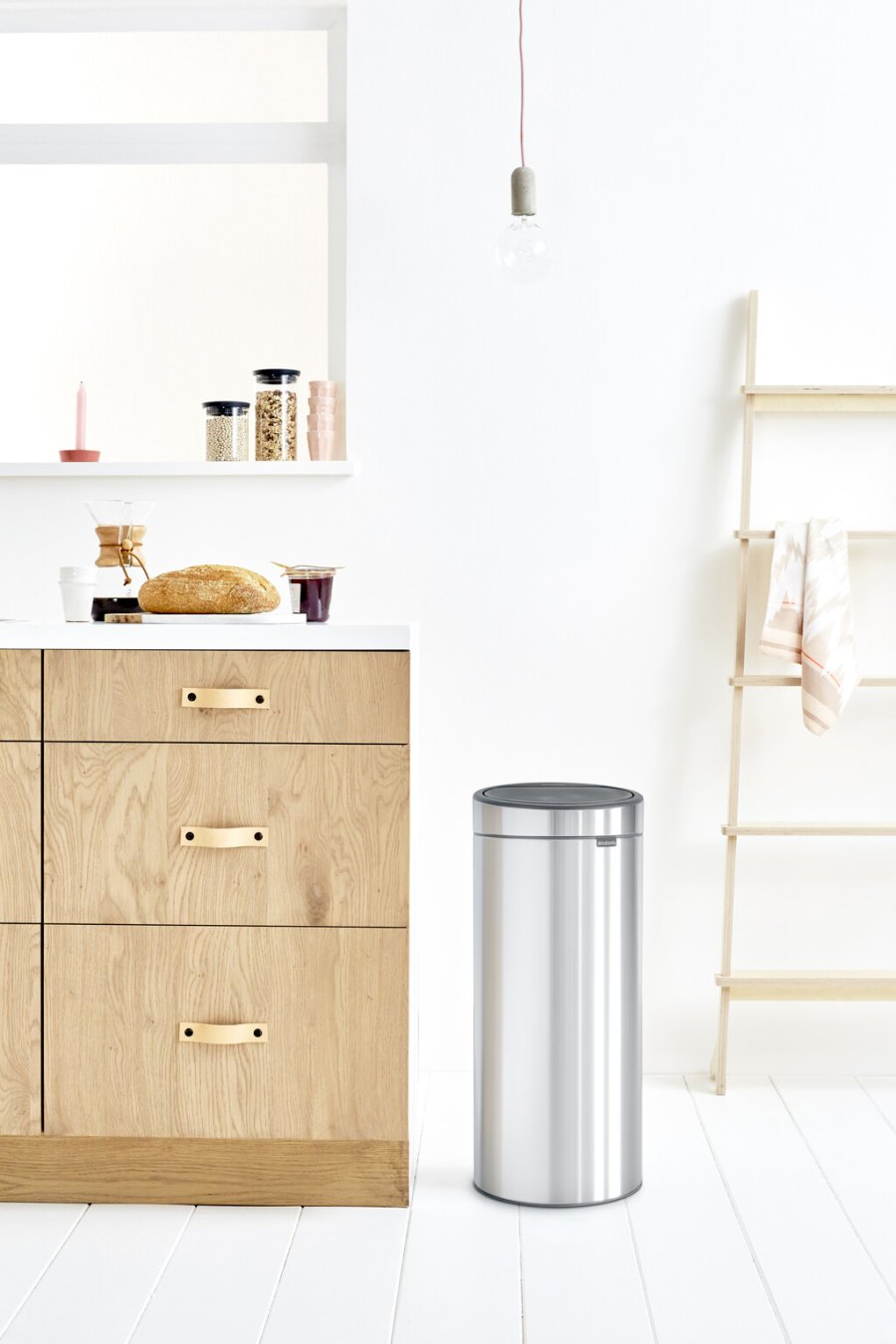 Brabantia Touch Affaldsspand 30 L, Matt Steel