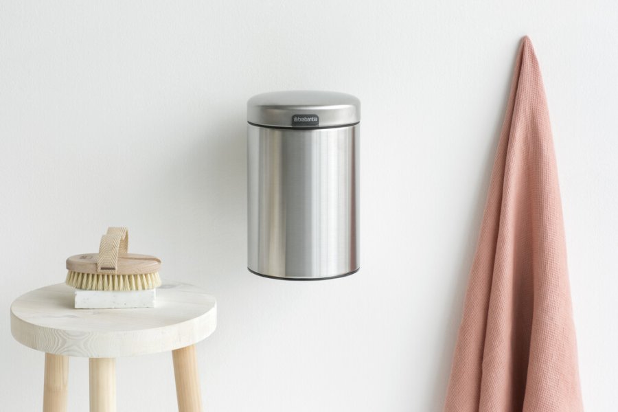 Brabantia NewIcon Vgmonteret Spand 3 L, Mat Stl