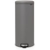 Brabantia NewIcon Pedalspand 30 L, Mineral Concrete Grey