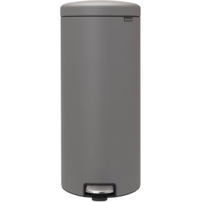 Brabantia NewIcon Pedalspand 30 L, Mineral Concrete Grey
