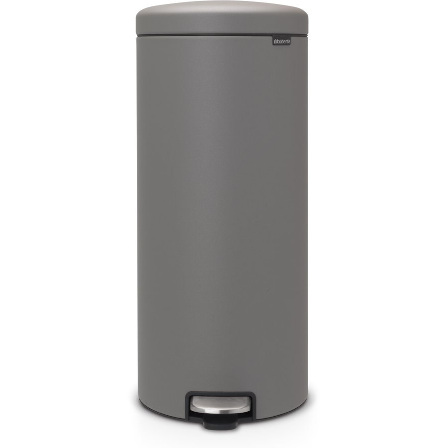 Brabantia NewIcon Pedalspand 30 L, Mineral Concrete Grey