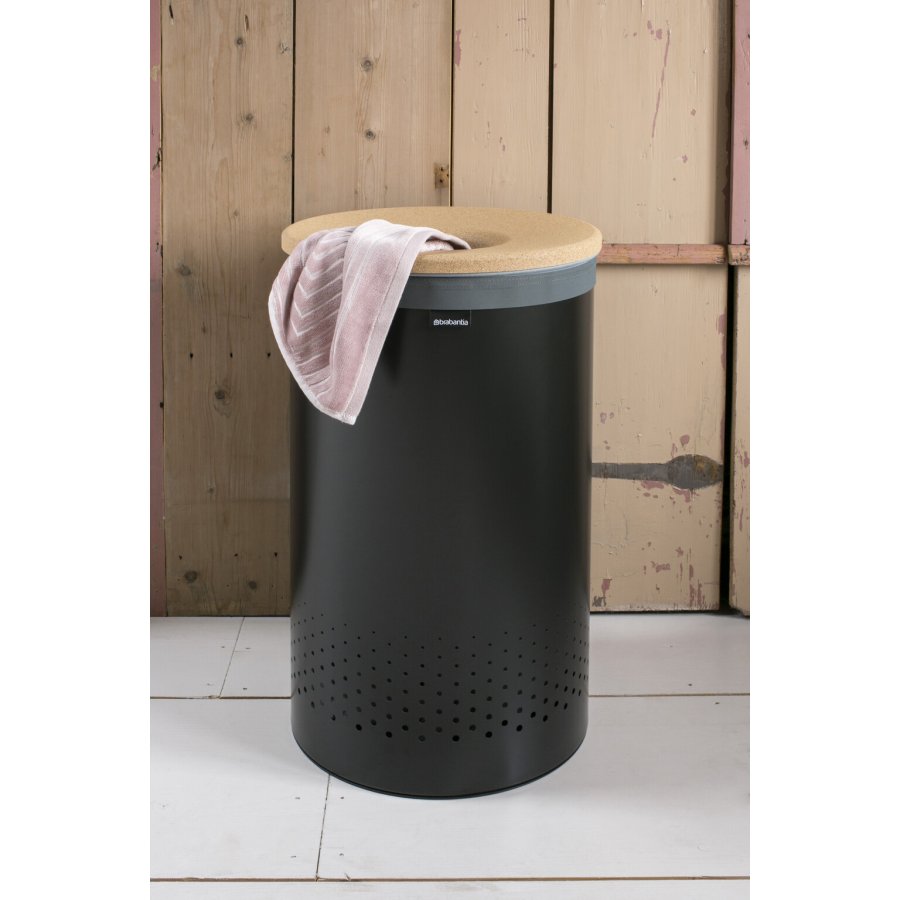 Brabantia Vasketjskurv m. Lg 60 L, Mat Sort