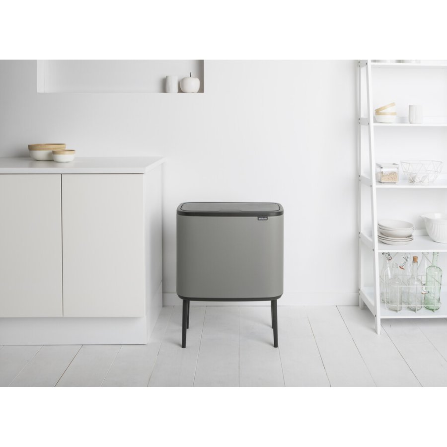 Brabantia Bo Touch Affaldsspand 36 L, Mineral Concrete Grey