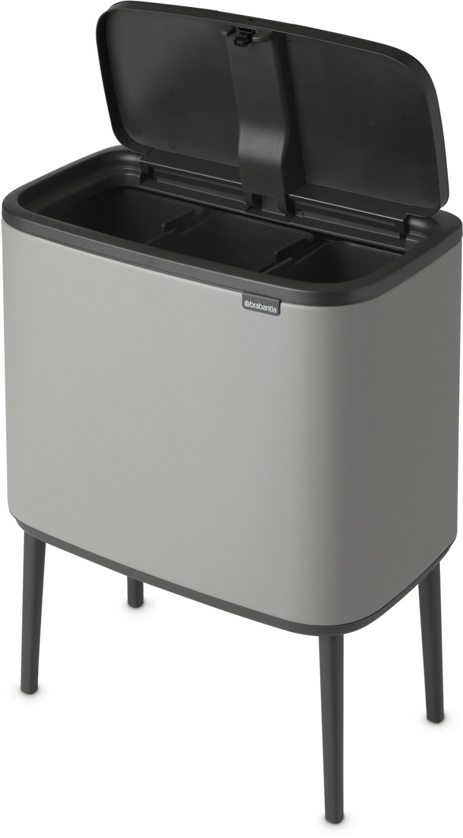 Brabantia Bo Touch Affaldsspand 3x11 L, Mineral Concrete Grey