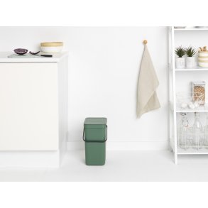 Brabantia Sort & Go Affaldsspand m. Låg 12 L, Fir Green